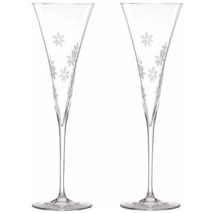 SOLD - kate spade ♠️ Bubbly Daisy Toasting Champagne Flute Pair 🥂